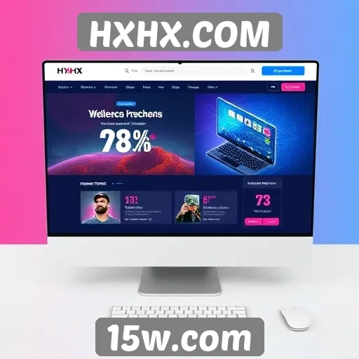 Interface de usuário do HXHX.COM em análise